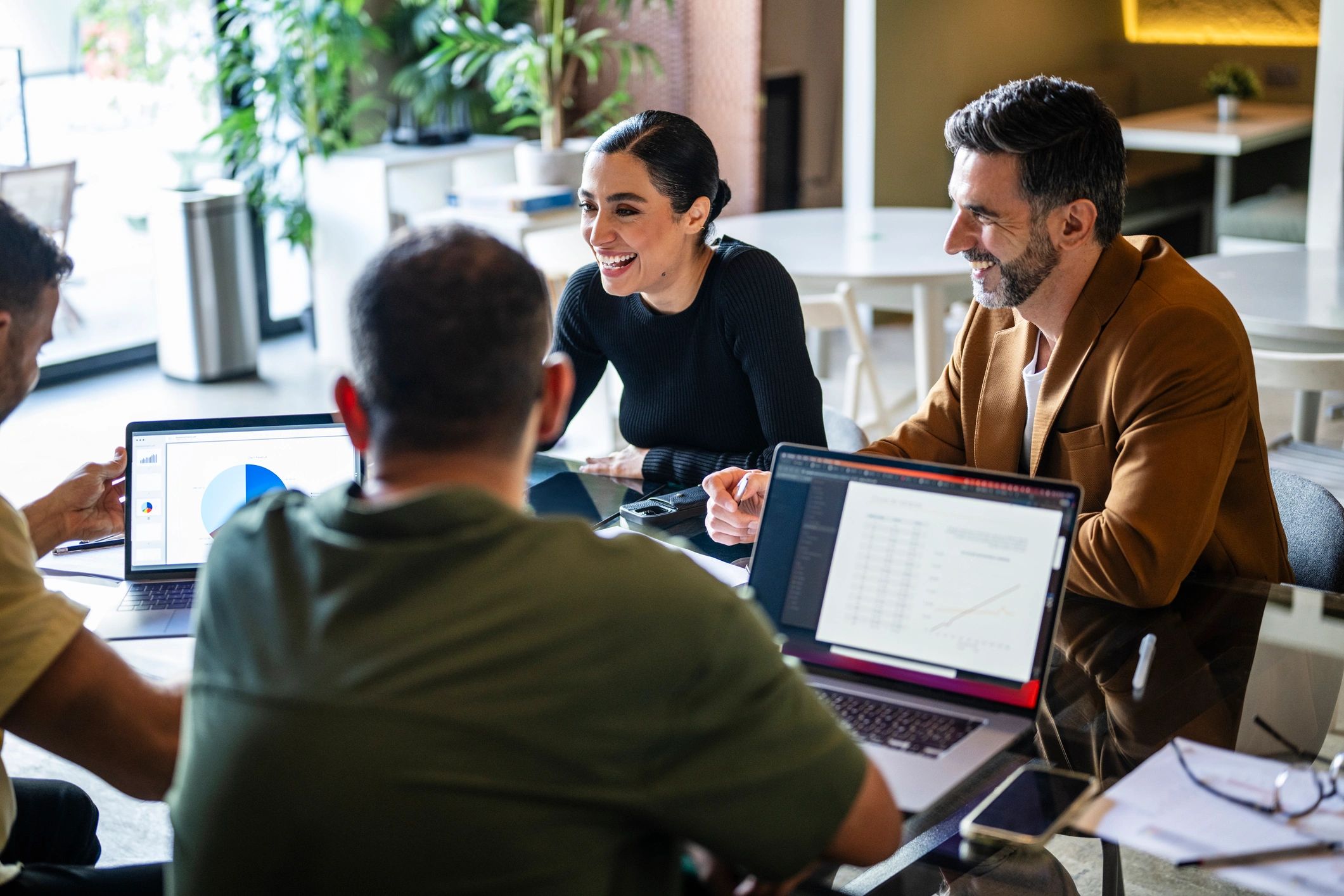 Technology professionals in a strategy meeting